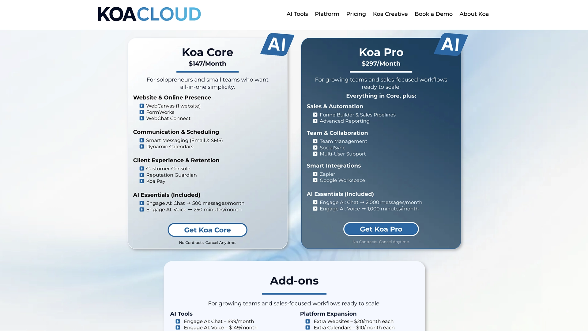 Koa Cloud